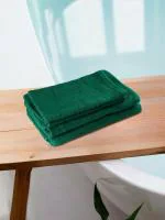 REGENCY EXPORTS PVT.LTD Prezzo Towel 100% Cotton 450 GSM Set of 4 Pine Green