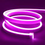 Xergy LED Neon Strip Lights 5Meter IP67 waterproof Neon Rope Light (Purple,12V 2A,Adapter Included)