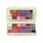 MISTY ALLE 18 Shades Back to Basics Eyeshadow Palette with Free Applicator | Matte | Shimmer | Beginner Friendly & Long Lasting Eye Shadow Palette