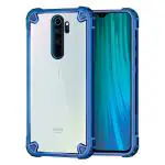 KAPAVER Xiaomi Redmi Note 8 Pro Transparent Plastic, Thermoplastic Polyurethane Shock Absorbent Back Cover 22.3 x 11.9 x 1.6 cm