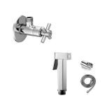 ZAP Combo Tigger Series Brass And Acrylonitrile Butadiene Styrene Faucet And Angle Valve Pack of 2