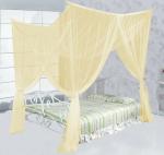 Anaya Ivory Mosquito Net For Bed - 8 x 8 ft