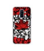 Casotec Canada Leaves Flag DesignPrinted Silicon Soft TPU Back Case Cover for Samsung Galaxy A6 Plus