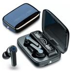 U SMART Wireless Earbuds Headset M-19 Earbuds TWS Earphone Touch Control Mirror Digital Display Wireless Bluetooth 5.1 Headphones with MicrophoneBluetooth Headset l Wireless Charging Case| Bluetooth Airpods| Wireless Airpods| Earphone| Earbuds| Earpods