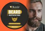 KURAIY Beard & Mustache Wax for strong hold Hair Wax (100 g)
