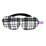 VIAGGI 3D Printed Eye Mask, Blindfold Sleep Eye Mask for Travel, Sleeping Eye Mask for Women and Men, Eye Cover - Black