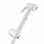 Ruhe Plain White ABS Health Faucet | for Toilet | with PVC 1.0 Meter Flexible Hose Pipe | Health Faucet with Hook/Holder*| White Color