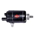 GEO Self Starter Motor Assembly for Motorcycle & Scooters (Bajaj Pulsar 150) - Black