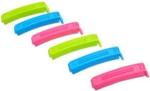 FIVANIO Bag Sealing Clips Large, Medium, Small Bpa Plastic Plastic Clips (Set Of 18, Multicolor)