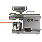 ECO SMART Be Natural Ecosmart 02 Tc 600 Watt Organic Stainless Steel Temperature Controller Oil Press Machine (Silver Metal, Standard Size), 600 Watts With Gloves
