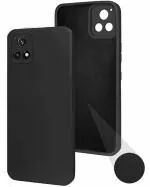Jkobi Back Cover Case for Vivo iQOO U3 | iQOO U3x (Inside Fiber Cloth | Smooth Matte Finish | Elegant Professional Look |Black)