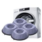 Arni Grey Plastic Washing Machine Stand Anti Vibration Pads Washer Foot Pads Dryer Heightening Pads Stabilizer Support Stand