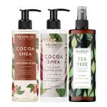 Coco Shea Face & Body Butter Lotion+Coco Shea Sunscreen Lotion+Tea Tree Oil(Pack of 3)
