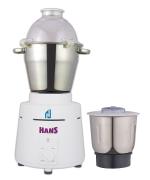Hans Brands Dominar X 1800 Watts 2.5 Hp Commercial Mixer Grinder With 2 Jar Heavy Duty Color White