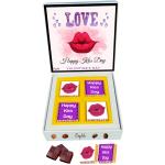 Expelite Unique Gift for Husband on Kiss day - 4pcs Romantic Gift for Wife On Kiss Day Bars (4 Units)