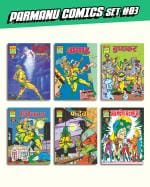 Raj Comics Parmanu Comics Collection #03 Set of 6 - Hindi