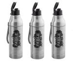 Fable Plastic Flask Bottle 1000 Milliliters (Pack of 3)