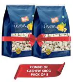 Brill 1Kg Premium Whole Cashews (500g x 2pack)