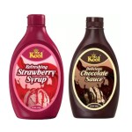Mr.Kool Refreshing Strawberry Syrup 450gm and Chocolate Syrup 450gm.Pack Of 2 Combo