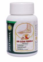 Jivan Shree Uri Clear Formula Uric Acid Control Normal Kidney Function Pure Herbal Premium Range Ayurvedic Proprietary For Gout Pain Joint Support And Connective Tissue Supplements Capsules