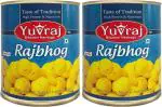 Yuvraj Raj Bhog sweets ( kesar flavour) Tin Pack 2 (1 kg x 2)