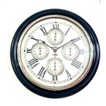 Royal Handicraft World Timer Stylish Wall Clock for Home or Office Wooden Clock Wall Décor