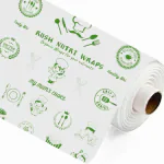 Rush Note Books Premium 25 Mtr (Pack of 2) Nutri Wrap Food Wrapping Paper Roll with Sealing Sticker, Non-Sticky Butter Paper Roll for Roti Use as Parchment Paper for baking cake, Kitchen Roll Paper or roti clothes wrap by Rush Note Books