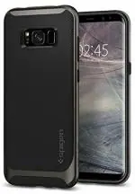 Spigen Neo Hybrid Gunmetal Polycarbonate and Thermoplastic Polyurethane Back Cover Compatible with Samsung Galaxy S8, 7.11 x 15.49 x 1.02 cm