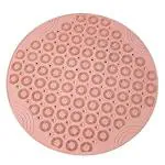 MAPPERZ Round Shower Mat,Feet Massager Textured Grip Anti-Slip Shower Mat-(22 x 22inches,Multicolor)