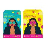 Pinq Polka Premium Organic Soft Cotton Feel Rash Free Ultra Thin Sanitary Pads, 10 XL for Heavy Flow and and 10 Regular for light flow Day with Individual Disposable Biodegradable Pouch, Pack of 20 Pads