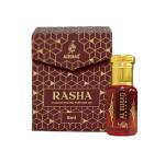 Al Buraq RASHA Attar Amber fragrance for women and men 100% Alcohol Free Concentrated Roll-On Attar Premium Luxury Perfume Oil 24+ Hours Long Lasting Fragrance. 6ml