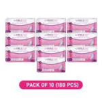 Smilepad Super Soft Cottony Sanitary Pad Value Pack of 10 XL ( 180 Pads)