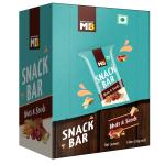 MuscleBlaze Snack Bar, Healthy Snacks, with Rice Crispy, Rolled Oats & Dry Fruits (Nuts & Seeds, Pack of 6)