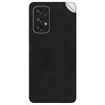 GADGETSWRAP Premium Material Skin Vinyl Decal Sticker Compatible With Samsung Galaxy A53 (5G) - Black Leather