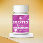 Biotin Capsule | skin brightening, Hair Growth, Reduces hair fall, Immune health | Xovak Pharmtech