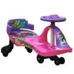 Maanit Kids Manual Ride on Magic Car Swing Car Twister for Kids (Purple)