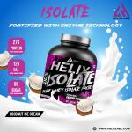 HELIXLABZ 100% Isolate pure whey isolate protein (Coconut Ice Cream, 2KG)