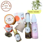 Ekoham CANNABIS OIL Skin Care Combo Kit-Body Polishing & Relaxing Spa