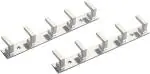 iSTAR Wall Bedroom Wardrobe Robe Hooks Silver Door Hanger