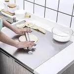 DEVRSHREE Stainless Steel Large Big Size Fruit Cutting Board for Kitchen Vegetables Chopping Board and Best Kitchen Butcher Block for Meat Cheese Heavy Duty Cut Boards (50 X 30 X 1.5 cm)