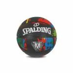 Spalding Marble Rubber Basketball (Black)