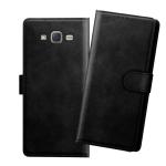 HANIRY Flip cover For Samsung J7 flip cover / SM-J700F flip cover / Black