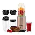 Kuvings Nutri Blender PRO 1000 Watts, Mixer-Blender-Smoothie Maker, 5 Years Warranty, Stainless Steel Assembly, 2 Blade Set (Wet Blending Blade & Dry Grinding Blade) (Champagne Gold)