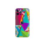 GADGETSWRAP Printed Vinyl Skin Sticker for Apple iPhone 12 - Triangles