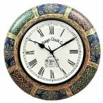 Vintage Clock Hand-Painted Wall Clock 12 INCH / 30 x 30 cm (VC-5639-12-R)