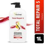 TryOnes Total Repair 5 Repairing Shampoo 1L, Repair Concentrate With Keratin KS.
