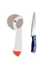 Blue Wonder Stainless Steel Apex Pizza Cutter With Kitchen Vegetables Cutting Heavy Knife and (Multicolour, Pack of 2)