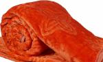 Goyal's Super Soft Mink Single Bed Blanket 500 TC, 63 X 85 Size - Rust
