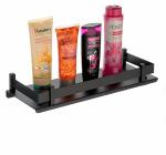 GOSAI Bathroom Accessories Bathroom Shelf Matt Black Bathroom Shelves Kitchen Shelf Wall Mount Shelf (Matt Black , 18 x 5 inch)