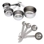 Oc9 Stainless Steel Measuring Cup & Measuring Spoon for Kitchen Tool Set